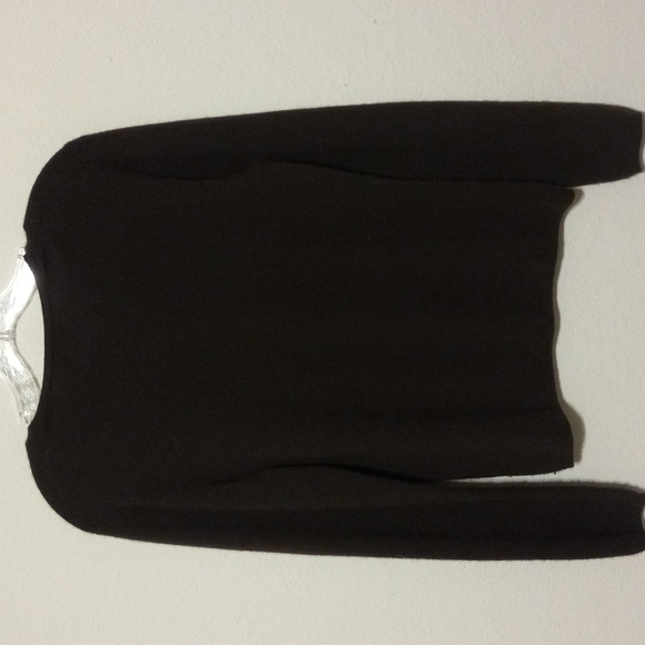 CHARTER CLUB 2-PLY 100% Cashmere Sweater (Medium) Dark Brown - Picture 2 of 3